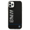 BMW BMHCN65PCUBBK Apple iPhone 11 Pro Max cietais maciņš Signature Printed Logo, melns