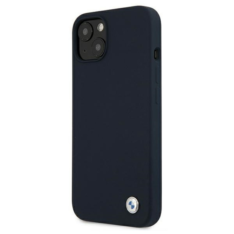 BMW BMHCP13SSILNA Apple iPhone 13 mini cietais futrālis Silicone Signature, Navy