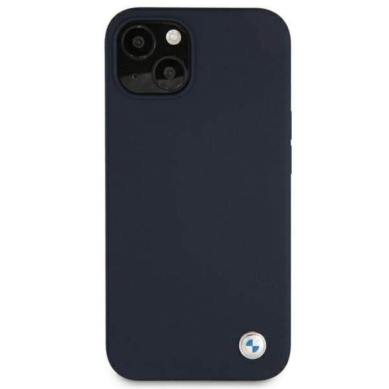 BMW BMHCP13SSILNA Apple iPhone 13 mini cietais futrālis Silicone Signature, Navy