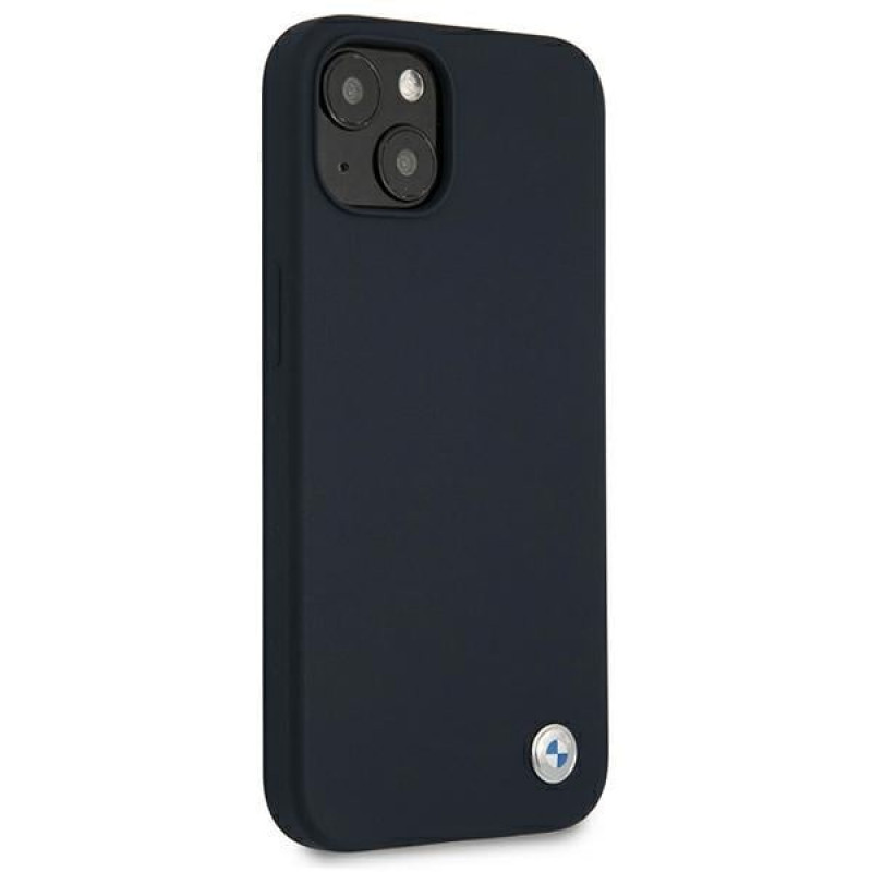 BMW BMHCP13SSILNA Apple iPhone 13 mini cietais futrālis Silicone Signature, Navy