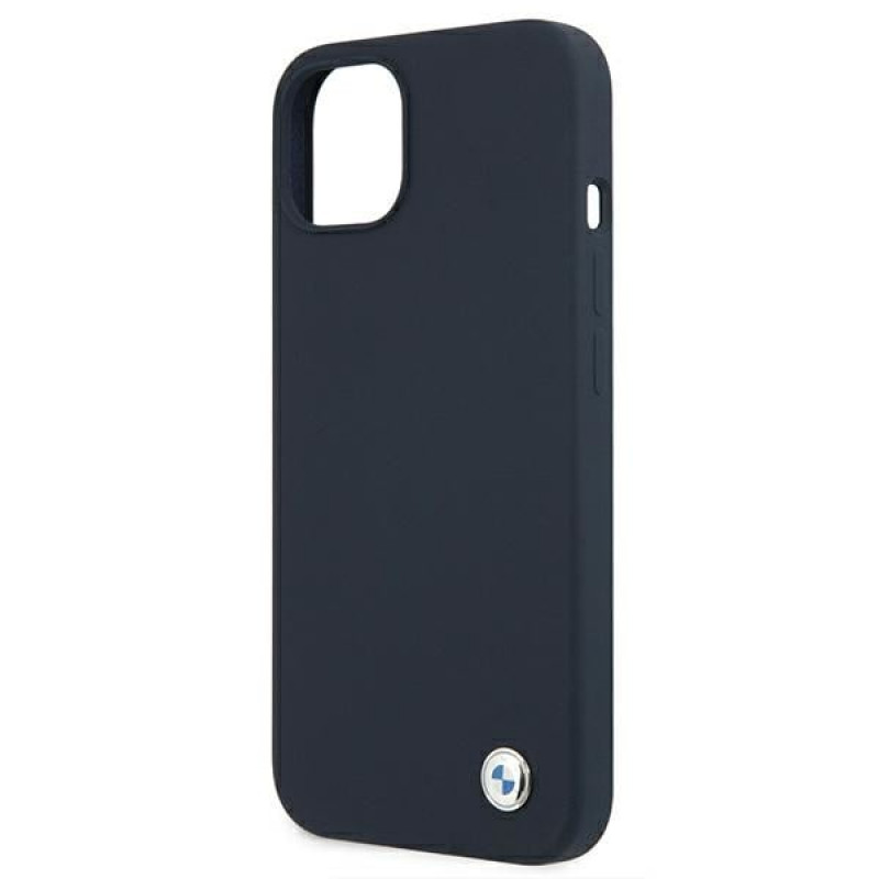 BMW BMHCP13SSILNA Apple iPhone 13 mini cietais futrālis Silicone Signature, Navy