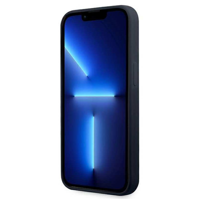 BMW BMHCP13XSILNA Apple iPhone 13 Pro Max cietais futrālis Silicone Signature, Navy
