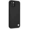 BMW BMHCP13SSILBK Apple iPhone 13 mini cietais futrālis Silicone Signature, melns