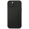 Mercedes-AMG AMHCP14MDOLBK Apple iPhone 14 Plus / 15 Plus cietais futrālis Leather Hot Stamped, melns