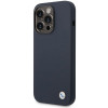 BMW BMHMP14XSILNA Apple iPhone 14 Pro Max vāciņš, Silicone Metal Logo MagSafe, navy