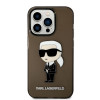 Karl Lagerfeld KLHCP14XHNIKTCK Apple iPhone 14 Pro Max cietais maciņš, Ikonik Karl, melns
