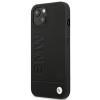 BMW BMHCP14MSLLBK Apple iPhone 14 Plus / 15 Plus vāciņš, Leather Stamp, melns