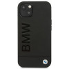 BMW BMHCP14MSLLBK Apple iPhone 14 Plus / 15 Plus vāciņš, Leather Stamp, melns