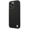 BMW BMHCP14LSLLBK Apple iPhone 14 Pro vāciņš, Leather Stamp, melns