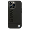 BMW BMHCP14LSLLBK Apple iPhone 14 Pro vāciņš, Leather Stamp, melns