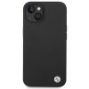 BMW BMHCP14MSILBK Apple iPhone 14 Plus / 15 Plus vāciņš, Silicone Metal Logo, melns