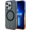 BMW BMHMP14XHTGE Gradient Bumper cietais maciņš Apple iPhone 14 Pro Max, pelēks, MagSafe