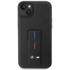 BMW Grip Stand Hot Stamp vāciņš Apple iPhone 14 / 15 / 13, melns
