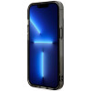 BMW BMHMP14MHGPK Pattern MagSafe cietais maciņš Apple iPhone 14 Plus / 15 Plus, pelēks