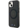 BMW BMHMP14SHGPK Pattern MagSafe cietais maciņš Apple iPhone 14, pelēks