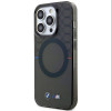 BMW BMHMP14LHGPK Pattern MagSafe cietais maciņš Apple iPhone 14 Pro, pelēks