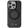 BMW BMHMP14LHGPK Pattern MagSafe cietais maciņš Apple iPhone 14 Pro, pelēks