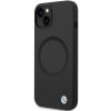BMW BMHMP14SSILBK2 Signature Liquid Silicone MagSafe vāciņš Apple iPhone 14, melns