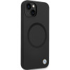 BMW BMHMP14SSILBK2 Signature Liquid Silicone MagSafe vāciņš Apple iPhone 14, melns