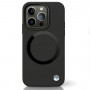 BMW BMHMP14XSILBK2 Signature Liquid Silicone MagSafe vāciņš Apple iPhone 14 Pro Max, melns