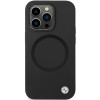 BMW BMHMP14XSILBK2 Signature Liquid Silicone MagSafe vāciņš Apple iPhone 14 Pro Max, melns