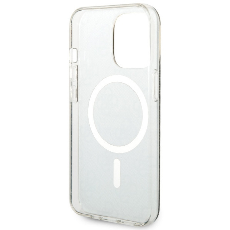 Guess GUHMP13LH4STW 4G MagSafe cietais maciņš Apple iPhone 13 Pro, brūns