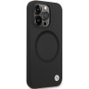 BMW BMHMP14LSILBK2 Signature Liquid Silicone MagSafe vāciņš Apple iPhone 14 Pro, melns