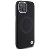 BMW BMHMP15SSILBK2 Signature Liquid Silicone MagSafe vāciņš Apple iPhone 15, melns