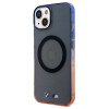 BMW BMHMP15MHTGE Gradient Bumper MagSafe cietais maciņš Apple iPhone 15 Plus / 14 Plus, pelēks