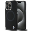 BMW BMHMP15XSILBK2 Signature Liquid Silicone MagSafe vāciņš Apple iPhone 15 Pro Max, melns