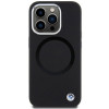 BMW BMHMP15XSILBK2 Signature Liquid Silicone MagSafe vāciņš Apple iPhone 15 Pro Max, melns
