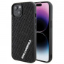 Karl Lagerfeld KLHCP15S3DMKRLK 3D Rubber Multi Logo cietais maciņš Apple iPhone 15, melns
