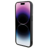 Karl Lagerfeld KLHCP15S3DMKRLK 3D Rubber Multi Logo cietais maciņš Apple iPhone 15, melns