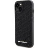Karl Lagerfeld KLHCP15SPQKPMK Quilted K Pattern cietais maciņš Apple iPhone 15, melns
