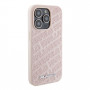 Karl Lagerfeld KLHCP15XPQKPMP Quilted K Pattern cietais maciņš Apple iPhone 15 Pro Max, rozā