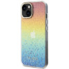 Guess GUHCP15SHDECMI IML Faceted Mirror Disco Iridescent cietais maciņš Apple iPhone 15, daudzkrāsu