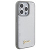 Guess GUHCP15XPSFDGSS Sequin Script Metal cietais maciņš Apple iPhone 15 Pro Max, sudraba