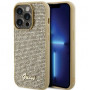 Guess GUHCP15LPMSDGSD Disco Metal Script cietais maciņš Apple iPhone 15 Pro, zelta