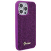 Guess GUHCP15XPMSDGSF Disco Metal Script cietais maciņš Apple iPhone 15 Pro Max, purpura