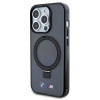 BMW BMHMP15LURSK Apple iPhone 15 Pro cietais maciņš Ring Stand M Collection MagSafe, melns