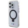 BMW BMHMP15LURST Apple iPhone 15 Pro cietais apvalks Ring Stand M Collection MagSafe, caurspīdīgs