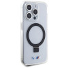 BMW BMHMP15LURST Apple iPhone 15 Pro cietais apvalks Ring Stand M Collection MagSafe, caurspīdīgs