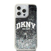 DKNY Apple iPhone 15 Pro Max cietais maciņš Liquid Glitter Big Logo, melns