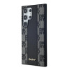 DKNY ādas kažokādu raksta MagSafe futrālis Samsung Galaxy S24 Ultra, melns