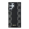 DKNY ādas kažokādu raksta MagSafe futrālis Samsung Galaxy S24 Ultra, melns