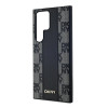 DKNY ādas kažokādu raksta MagSafe futrālis Samsung Galaxy S24 Ultra, melns