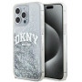 DKNY Apple iPhone 15 Pro Max cietais maciņš Liquid Glitter Big Logo