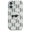 Karl Lagerfeld Apple iPhone 16 cietais maciņš IML Karl Head Electroplated, caurspīdīgs