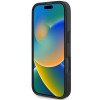 Mercedes MEHMP16L23RURBK Apple iPhone 16 Pro cietais maciņš MB Blue Line Leather MagSafe, melns