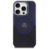 Mercedes MEHMP16X23HBIKV Apple iPhone 16 Pro Max cietais maciņš MB Double Layer BiColor MagSafe, melns zils